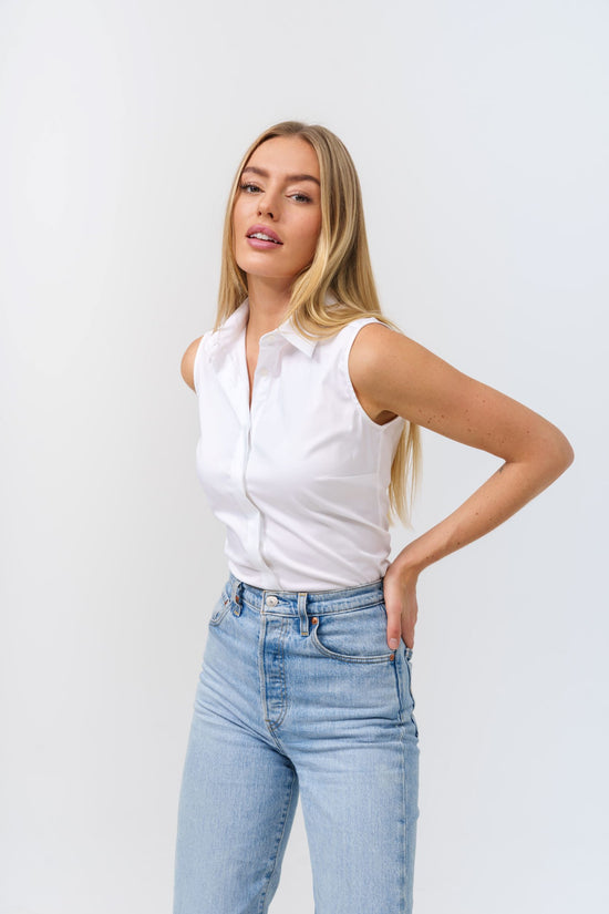 Soluzione Ärmellose Bluse Carlotta